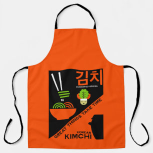 Delantal Arte de cocina kimchi coreana