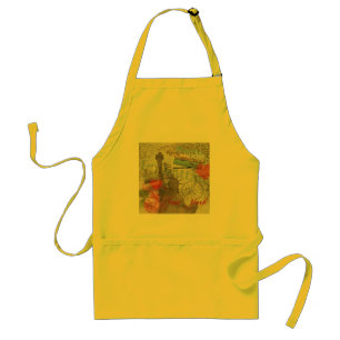 Delantal Arte de la Línea de Skyline de la Libertad Vintage