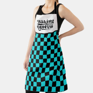 Delantal Arte de palabras de la Reina de la cocina