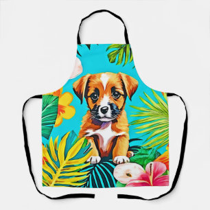 Delantal Arte de perro de la jungla