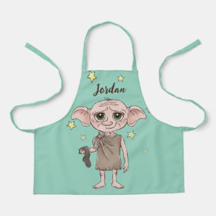 Delantal Arte de Personaje en Acuarela de Dobby
