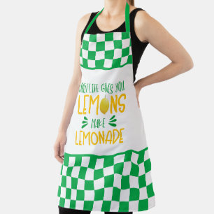 Delantal arte de pie de limonada lindo