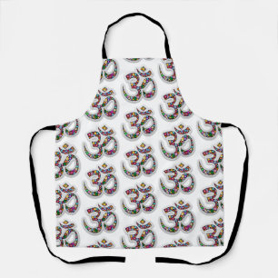 Delantal Arte de Símbolo Floral Namaste