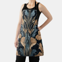 Delantal Arte Deco Floral
