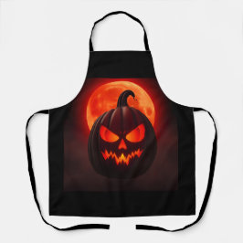 Delantal Arte del Emperador Calabaza Luna de Sangre