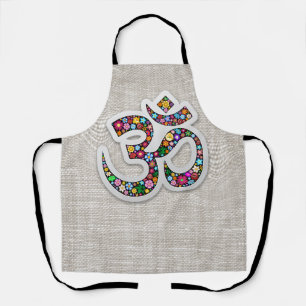 Delantal Arte del símbolo floral Namaste