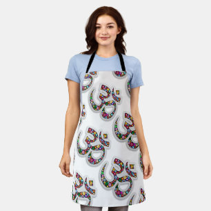 Delantal Arte del símbolo floral Namaste