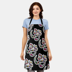 Delantal Arte del símbolo floral Namaste