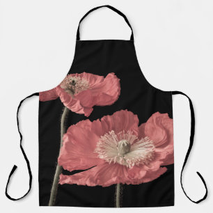 Delantal Arte fino floral de la vida todavía color pastel m