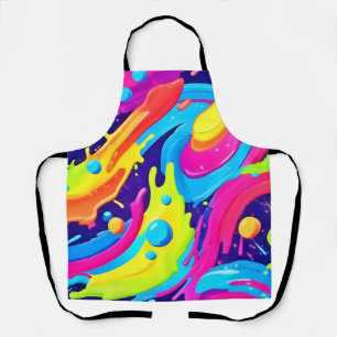 Delantal Arte Fluido Neon