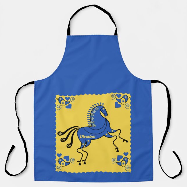 Delantal Arte folclórico de Ucrania (Anverso)