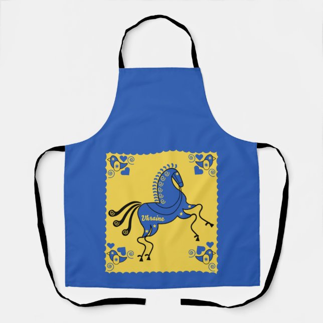 Delantal Arte folclórico de Ucrania (Anverso)