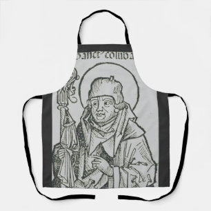 Delantal Arte gráfico sagrado celta de Santa Columba de Ion