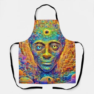 Delantal Arte mental psicodélico