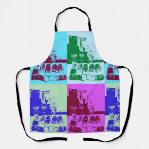Delantal Arte pop de pallet artístico