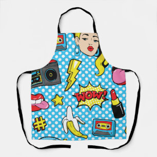 Delantal Arte Pop moderna