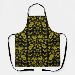 Delantal Arte popular para hacer pasteles