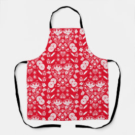 Delantal Arte popular para hacer pasteles