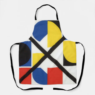 Delantal Arte Suprematista Bauhaus Geométrico Audaz