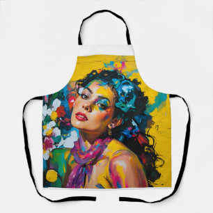 Delantal arte y mujeres