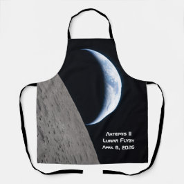 Delantal Artemis II sobrevuelo lunar