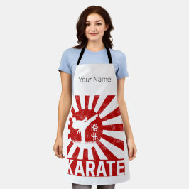 Delantal Artes marciales de karate con diseño vintage japon