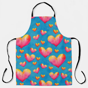 Delantal Artes rosadas para el corazón Salud del Clipart He