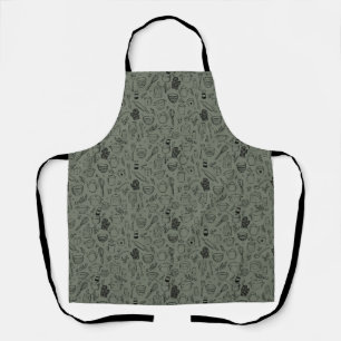 Delantal Artículos de cocina (sage)