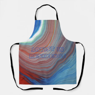Delantal Artista artístico abstracto Apron