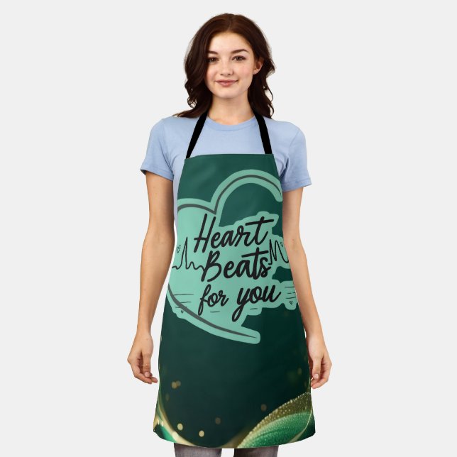 Delantal Artista de acuarela pintor de Apron (Gastado)