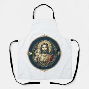 Delantal Artista Digital Jesús Camiseta de Arte para iPad I