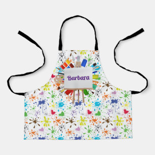 Delantal Artista infantil personalizable