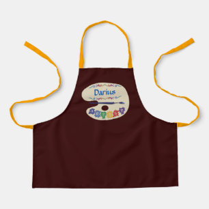 Delantal Artistas Palette Kids Paint Smock Apron