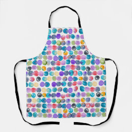 Delantal Artistic Watercolor Apron – Bold Modern Design 