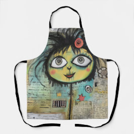 Delantal ArtLady 4 Encantadora y angustiada