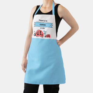 Delantal Ascendida a abuelas mariquitas azules