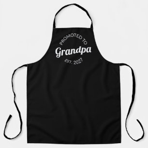 Delantal Ascendido a Abuelo Desde 2027 Nuevo Papá Yo