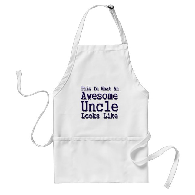 Delantal Así Es Como Se Ve Un Tío Increíble (Frente)