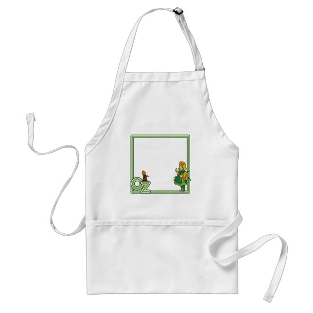 Delantal Asistente de cosecha de Oz; Dorothy y Toto (Frente)