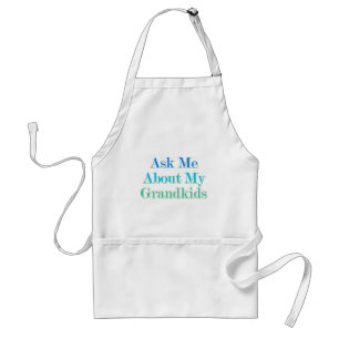 Delantal Ask Me About My Grandkids
