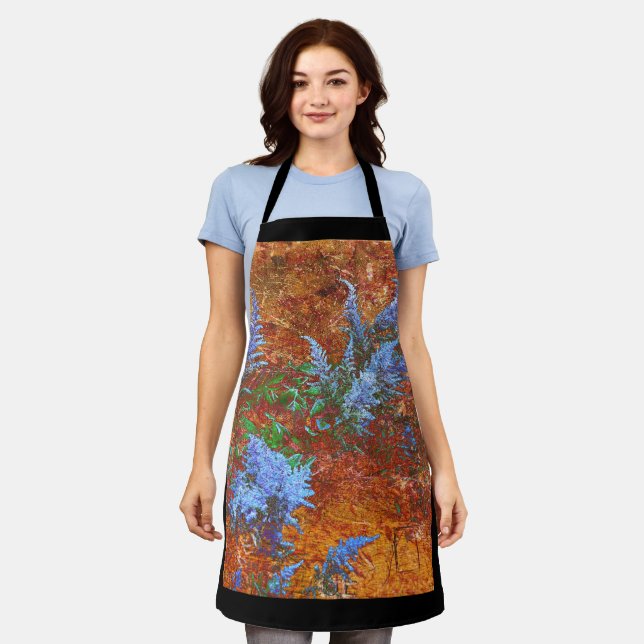 Delantal Astilbe Dusty Blue a bordo (Gastado)