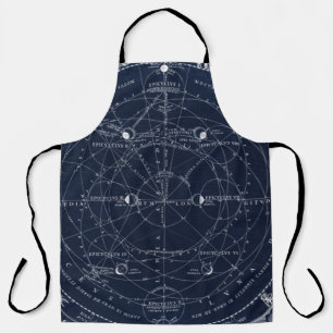Delantal Astronomía vintage naval histórica