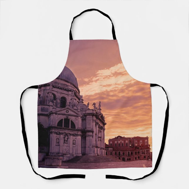 Delantal Atardecer sobre la Basílica de Venecia (Anverso)