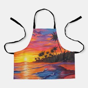 Delantal Atardecer Tropical
