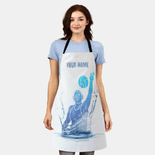 Delantal Atleta Deportivo Waterpolo Vintage Con Ball