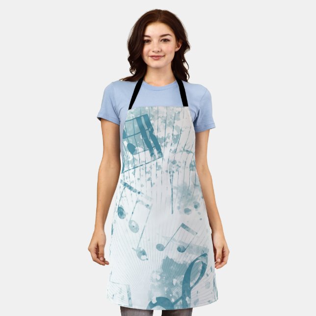 Delantal Atmósfera musical 5 (Gastado)