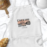 Delantal Atrápalos En La Cita De La Espátula De Flipside<br><div class="desc">Apron Adulto Cita En Flipside Spatula. Cuto delantal del chef con una graciosa cita del humor de la cocina. Personalice el diseño de humor de este personalizado con su propio nombre o texto.</div>