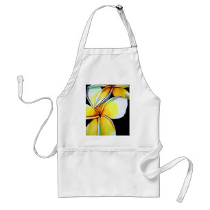 Delantal Atrapón de arte florido de Frangipani
