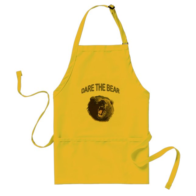 Delantal Atrévase el oso (Frente)