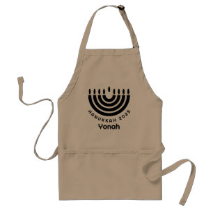 Delantal Atuendo familiar a juego personalizado para Hanukk